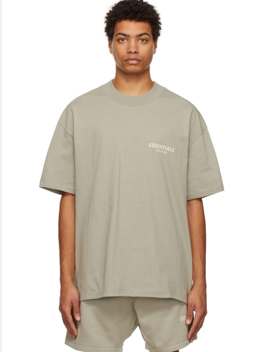 Fear of God Essentials Tee - Seafoam - Medium